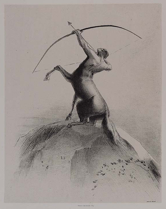 BLOG-Redon-Centaur aiming at the clouds