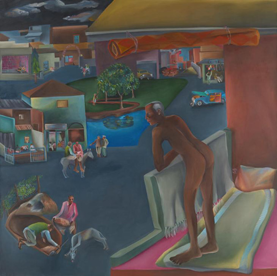 You Can't Please All 1981 by Bhupen Khakhar 1934-2003