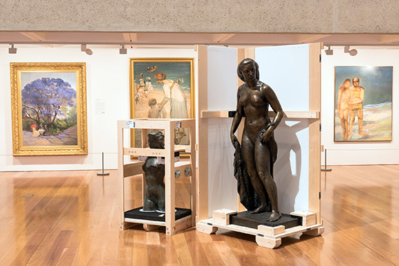 Queensland Art Gallery Gallery 5 Moving Pictures installation view