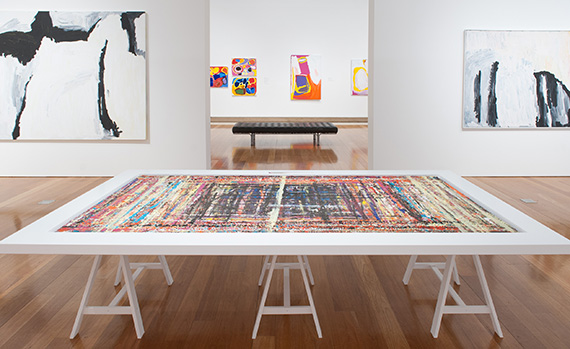 Blog_Sally Gabori-Painting table