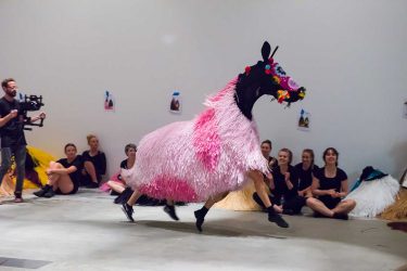 Rehearsals for Nick Cave’s HEARD•BNE 2016 to mark the tenth anniversary of GOMA, December 2016 - January 2017 at the Gallery of Modern Art