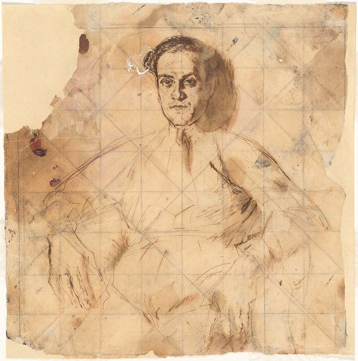 Study for the painting 'The Cypriot' 1937